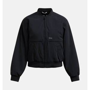 NEW UNDER ARMOUR women's expanse fleece-lined bomber jacket in black